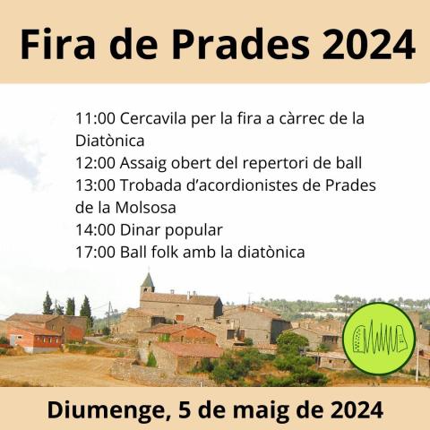 Programa de la Fira de Prades